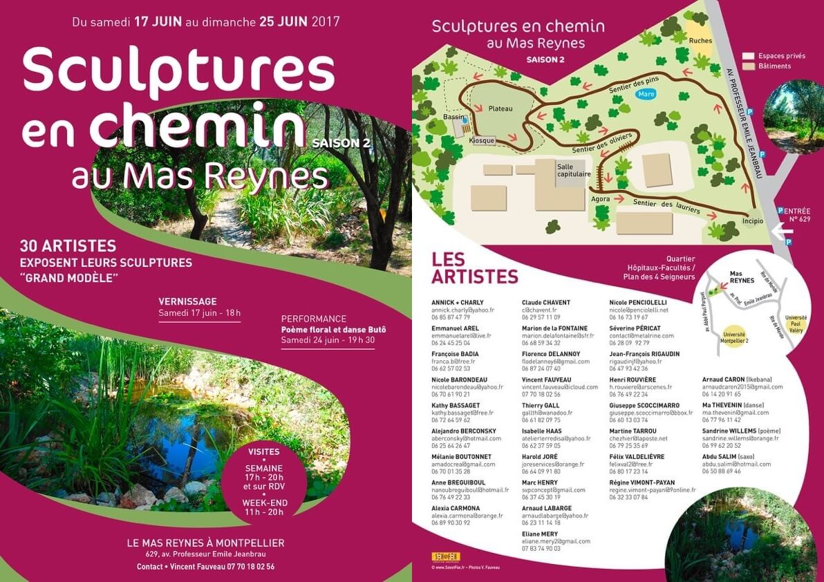 Exposition Artistique au Mas reynes MétalRine