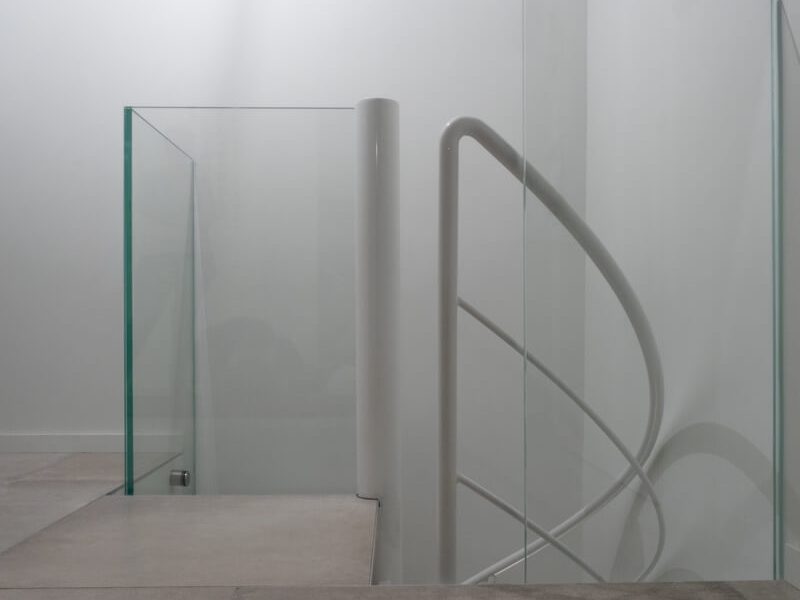 Escalier Hélicoïdal palier haut réaliser sur mesure